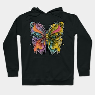 Butterfly Design Digital Painting Hoodie